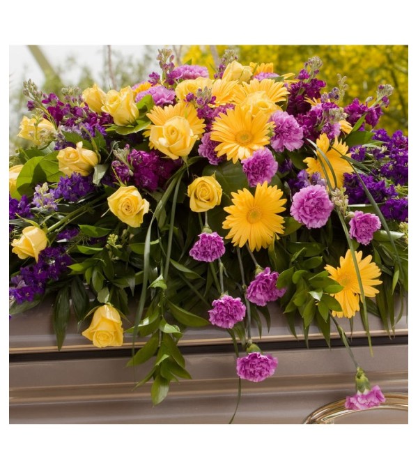 Lavender Reflections-Casket Spray 3