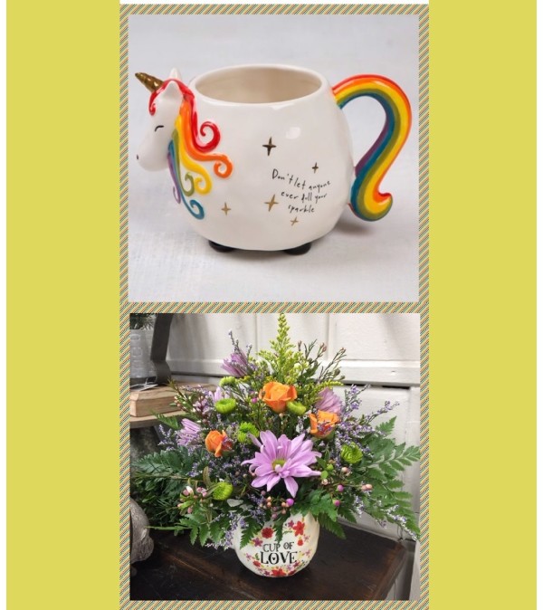 Unicorn Mug-Bright