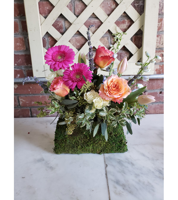 Florist Choice Moss Purse