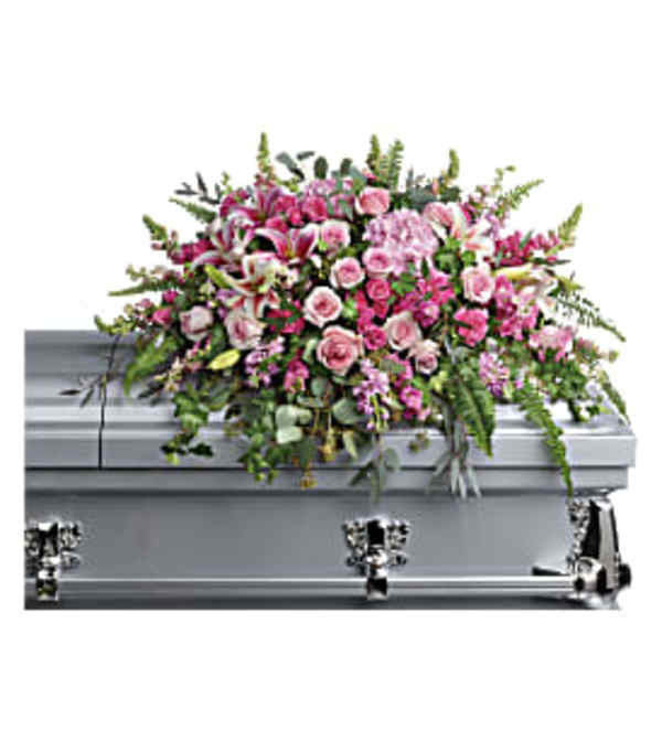 Beautiful Memories Casket Spray Tribute