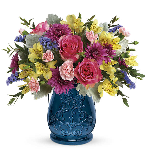 Teleflora Burst of Blue by tcg