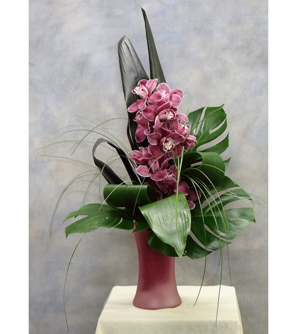 Regal Cymbidium Orchid Bouquet
