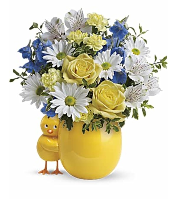 Sweet Peep Bouquet Blue