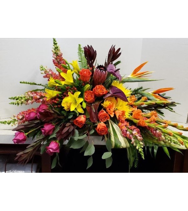 Eternal Paradise Casket Spray