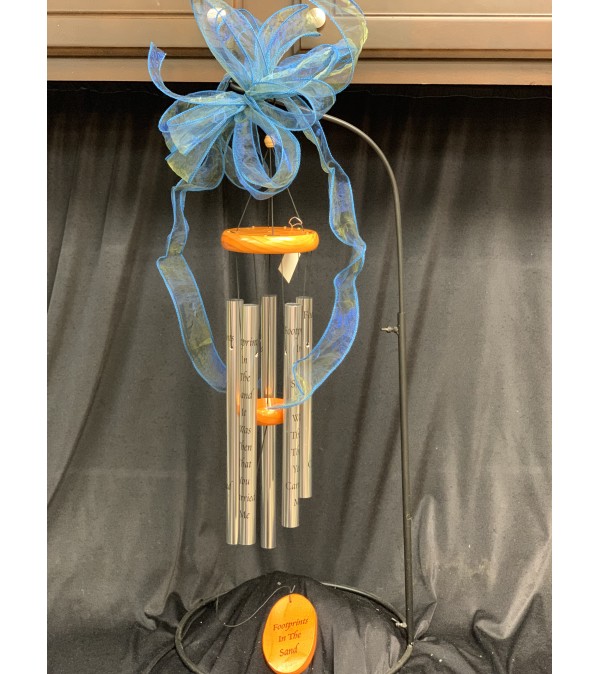Footprints Wind Chime