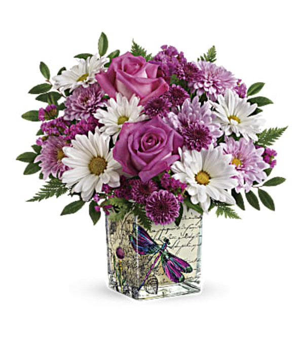 Wildflower in Flight Cube