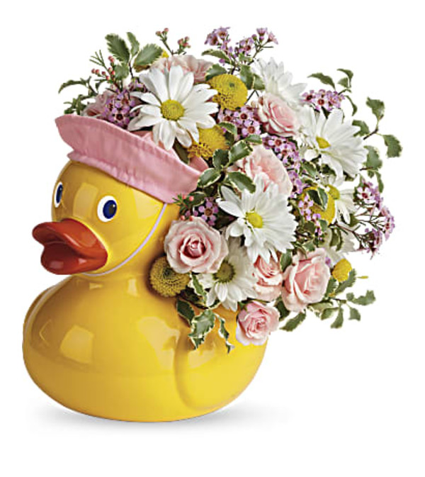 Sweet Little Girl Ducky Bouquet