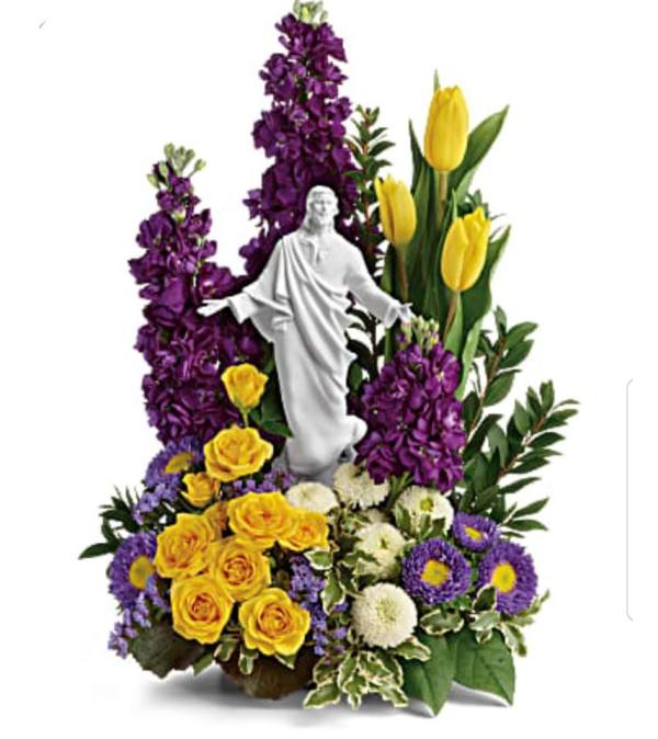 Jesus in Spring Garden