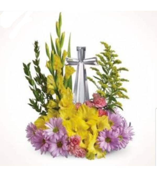 Crystal Cross Sincere Sympathy