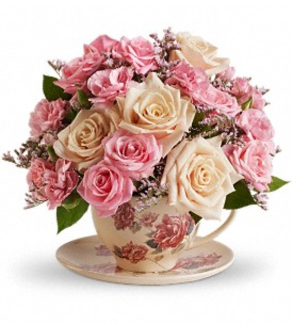Victorian Teacup Bouquet