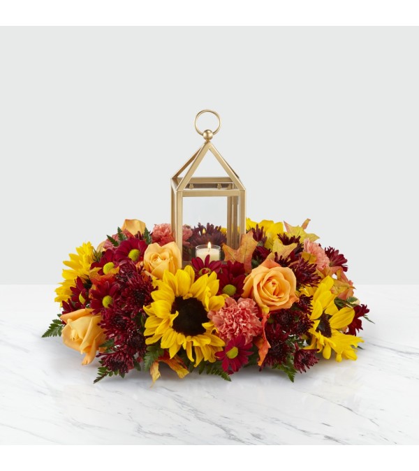 Giving Thanks Lantern FTD Bouquet