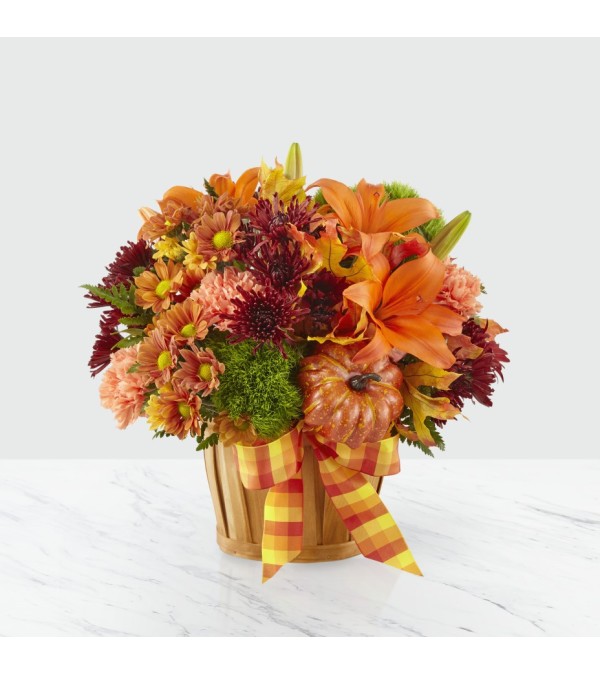 Autumn Celebration Basket FTD Bouquet