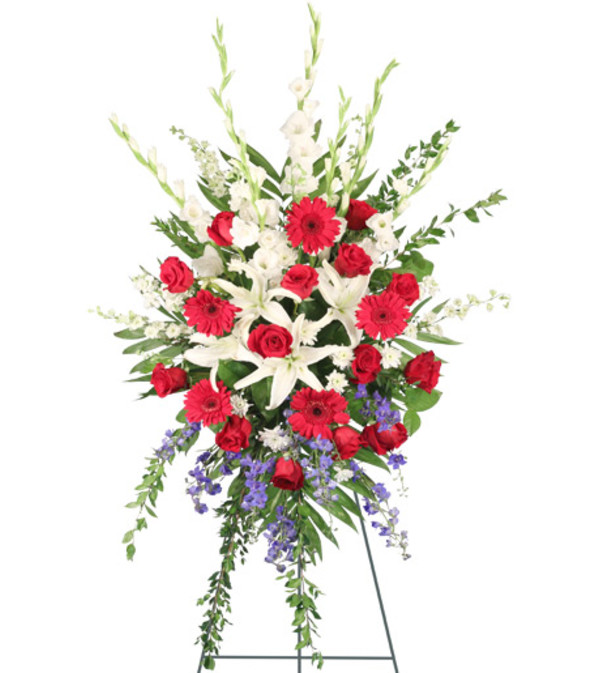 Patriotic Salute Stand Spray - FSN