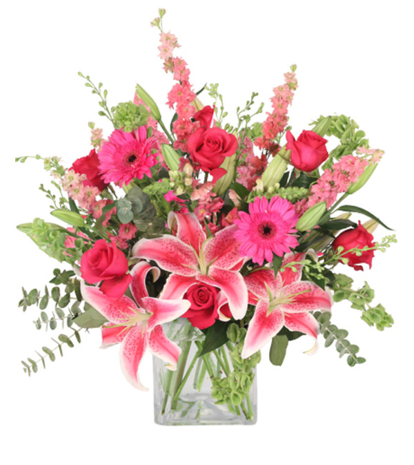 Pink Explosion Vase Arrangement - FSN