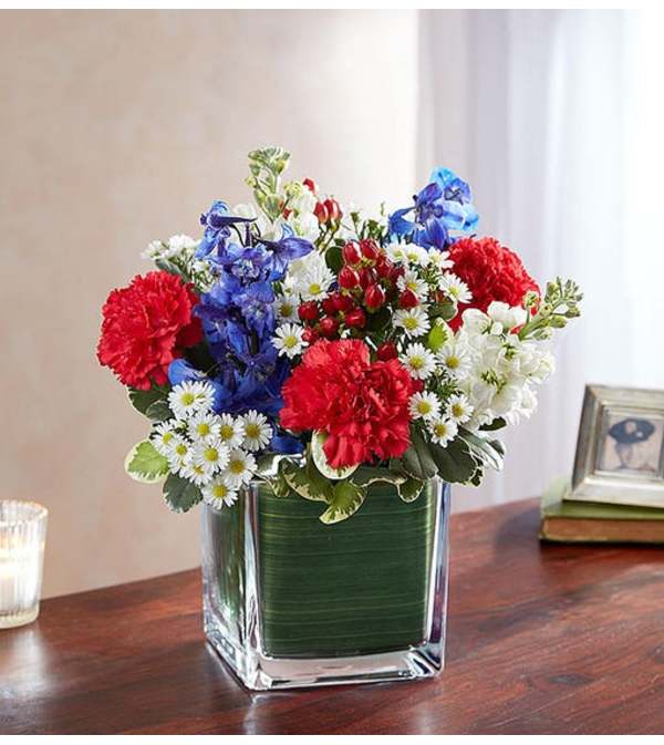 Cube Arrangement-Patriotic