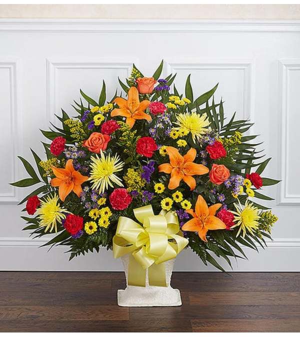 Floor Basket-Bright Colors
