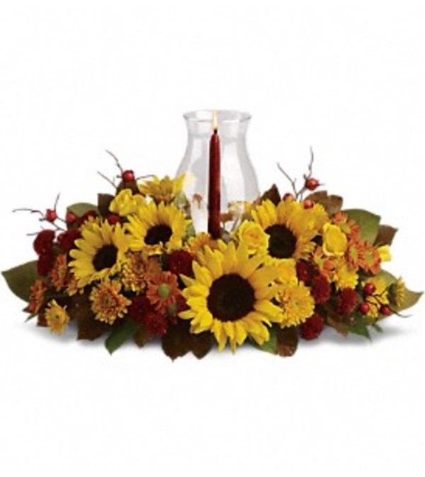Sunflower Centerpiece Arrangement by Teleflora