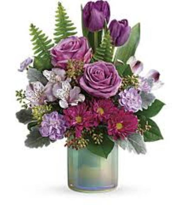 TF GLASS GARDEN BOUQUET