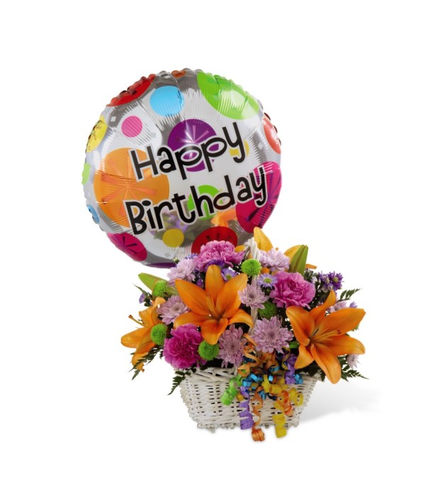 Happy Blooms Basket by FTD Flowers