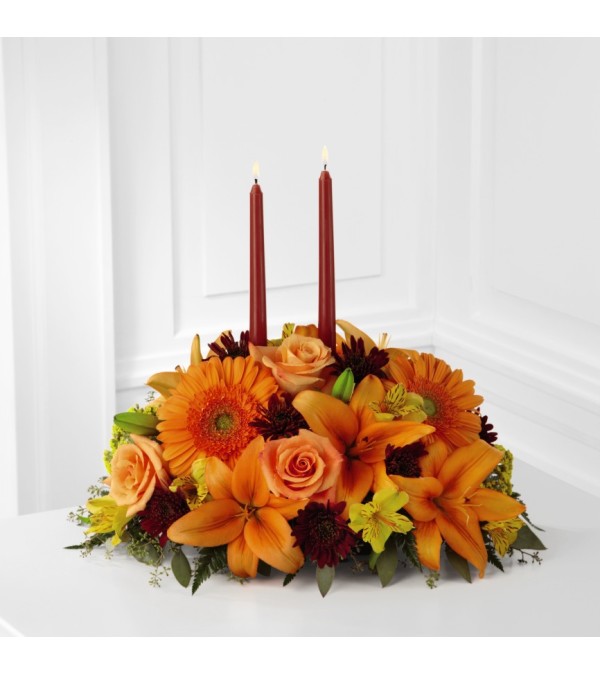 Bright Autumn Table Centerpiece