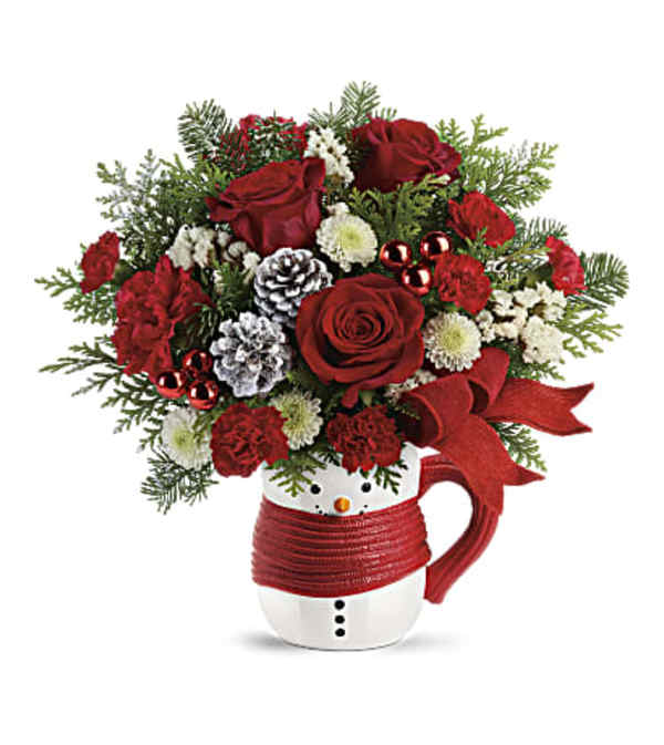 Send a Hug - Snowman Mug