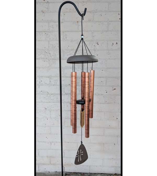 30" The Lord's Prayer Wind Chime (Rose Gold)