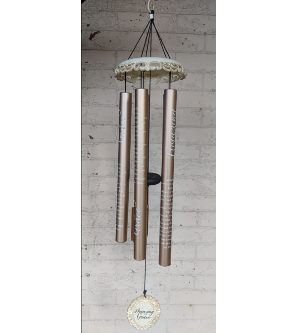 40" Amazing Grace, Vintage Wind Chime