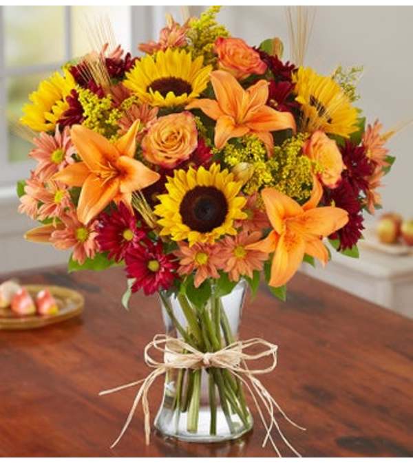Fall Fields of Europe Vase