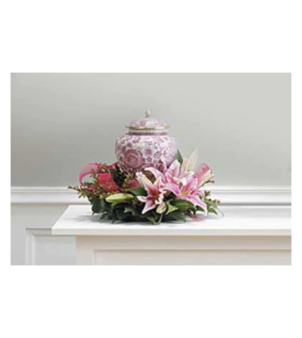 Lily Urn Wreath