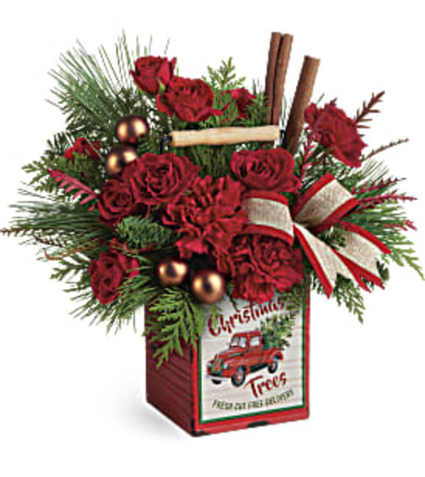 Teleflora Merry Vintage Christmas Bouq.