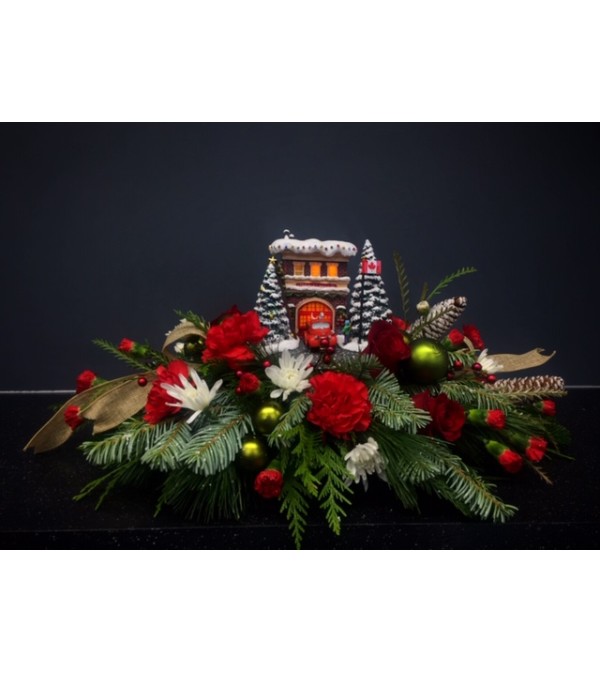 Festive Fire Station