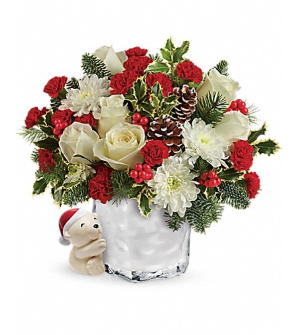 Send a Hug Polar bear Bouquet
