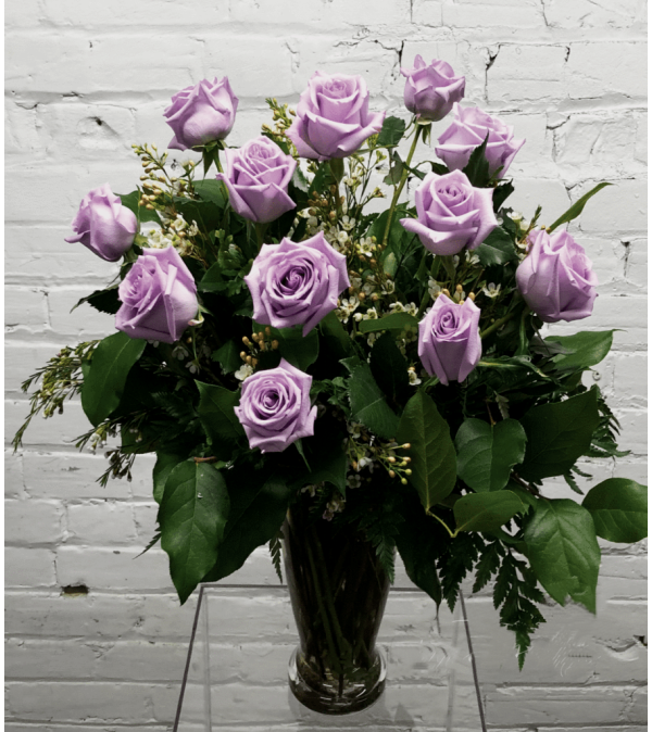 1 Dozen Lavender Roses