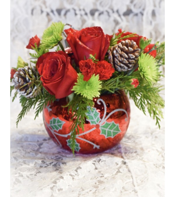 Teleflora Deck the Holly Ornament 2019