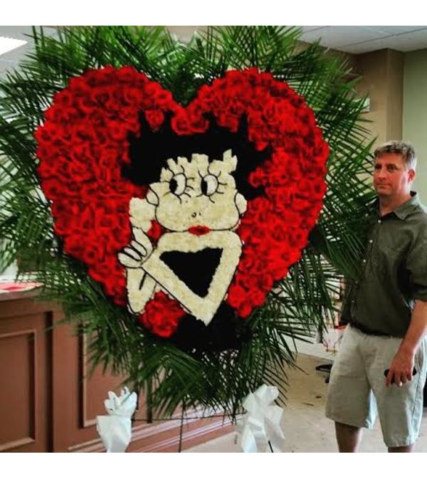 Funeral Custom Betty Boop Sympathy Piece