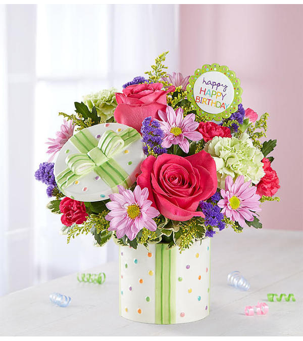 Happy Birthday Present Bouquet