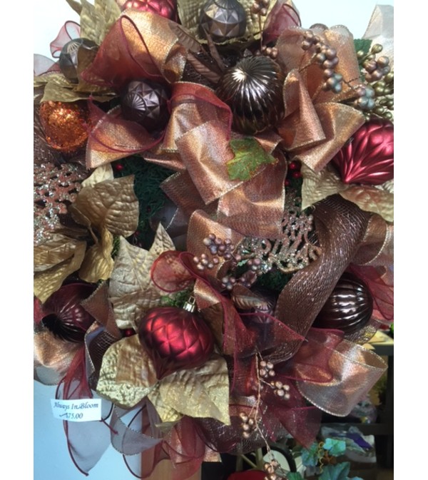 Fabulous in Metallics Wreath