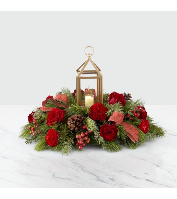The FTD® I’ll be Home for Christmas™ Centerpiece
