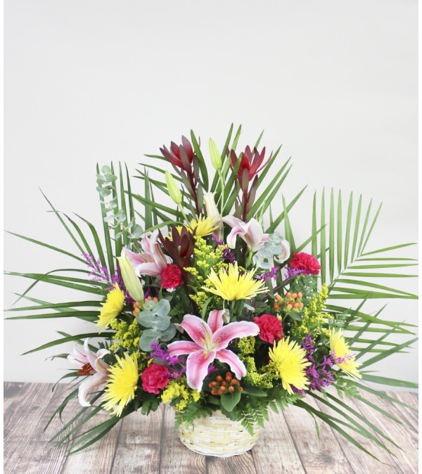 Memories Garden Sympathy Basket