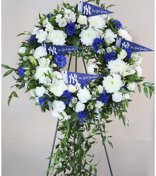 Yankee Funeral Wreathe