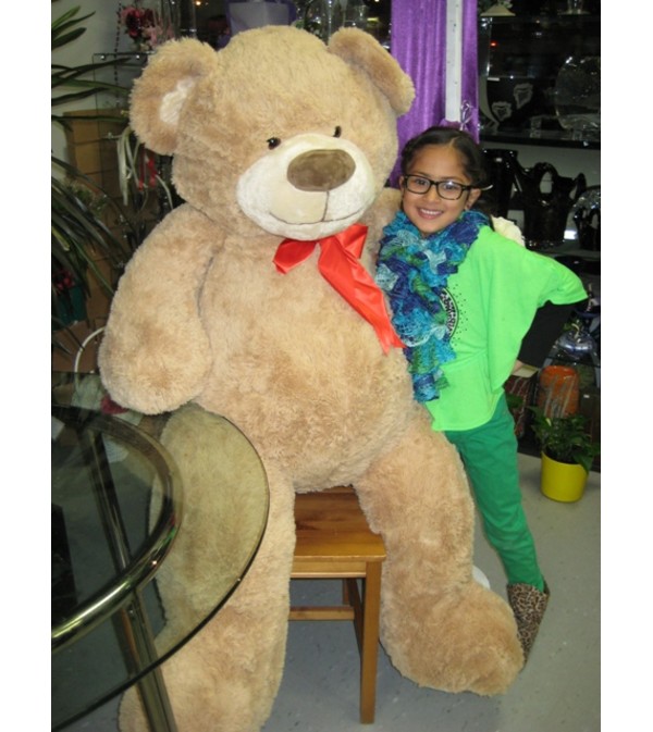 Huggable Jumbo Brown Teddy Bear