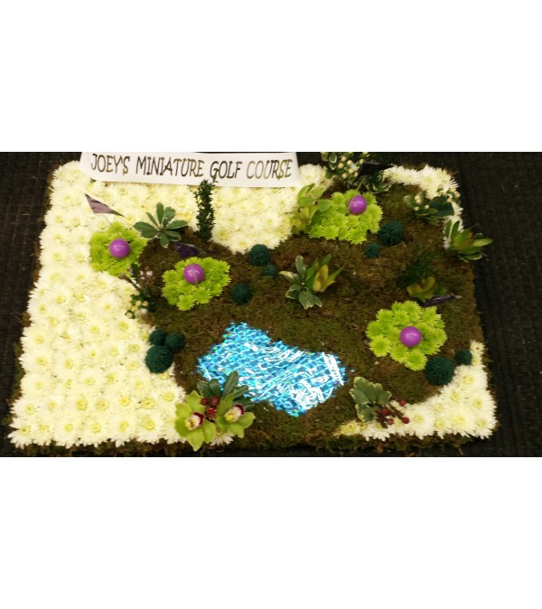 Custom Mini Golf Funeral