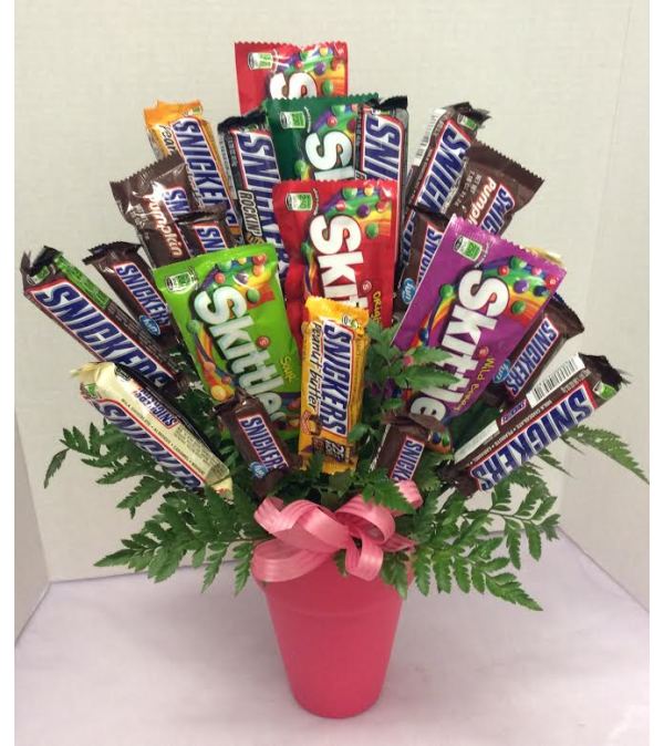 Think Pink Candy Bouquet