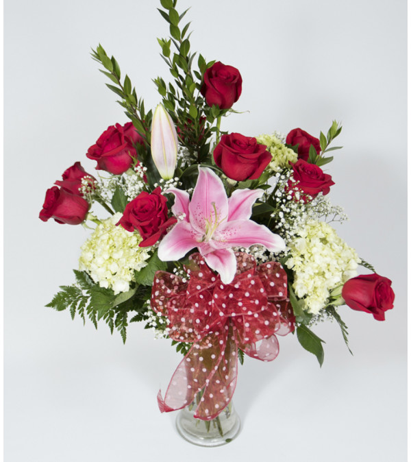 Bell Tower's Stunning Dozen Roses