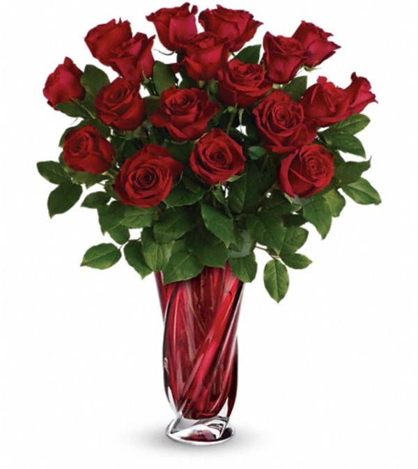 Teleflora's Red Radiance Bouquet