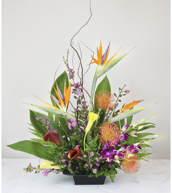 Exotic Flower Dish