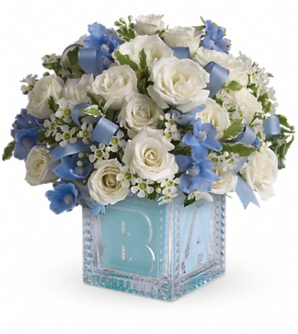 Baby's First Block by Teleflora - Blue