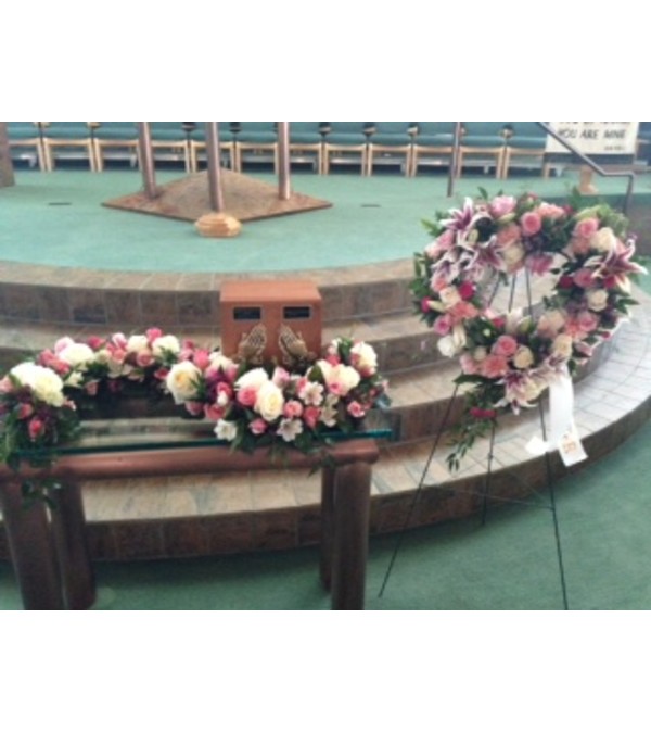 heart and urn funeral package