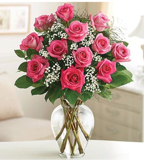 A Classic Pink Doz Roses