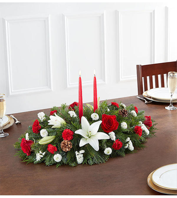 Traditional Christmas Centerpiece